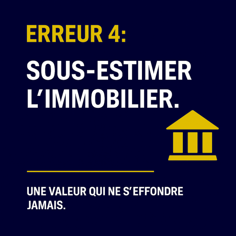 Préparer sa retraite, erreur 4 : Sous-estimer&nbsp;l’immobilier