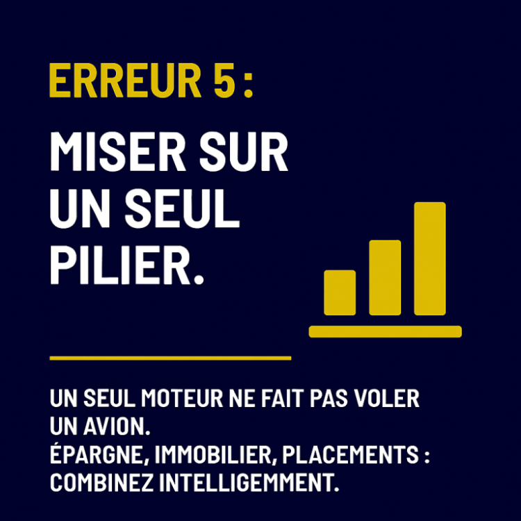 Préparer sa retraite, erreur 5 : Miser sur un seul&nbsp;pilier