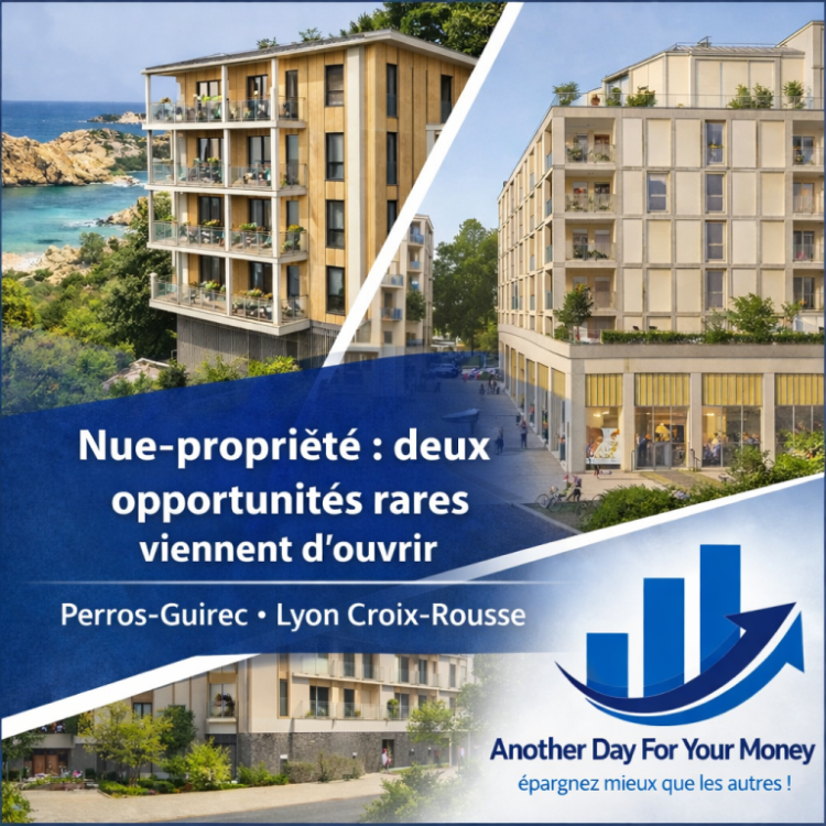 Nue-propriété : deux opportunités rares viennent d’ouvrir (Perros-Guirec +&nbsp;Lyon)